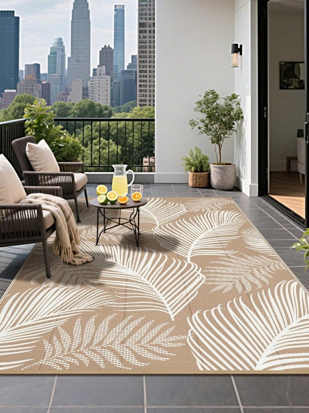Waterproof Outdoor Rug 5x8 - Picture 6 of 8